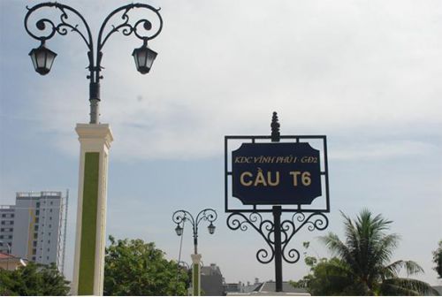 CẦU T6 – MỘT TRONG 4 CHIẾC CẦU NỐI KDC VĨNH PHÚ I (GIAI ĐOẠN 2) VỚI BÊN NGOÀI