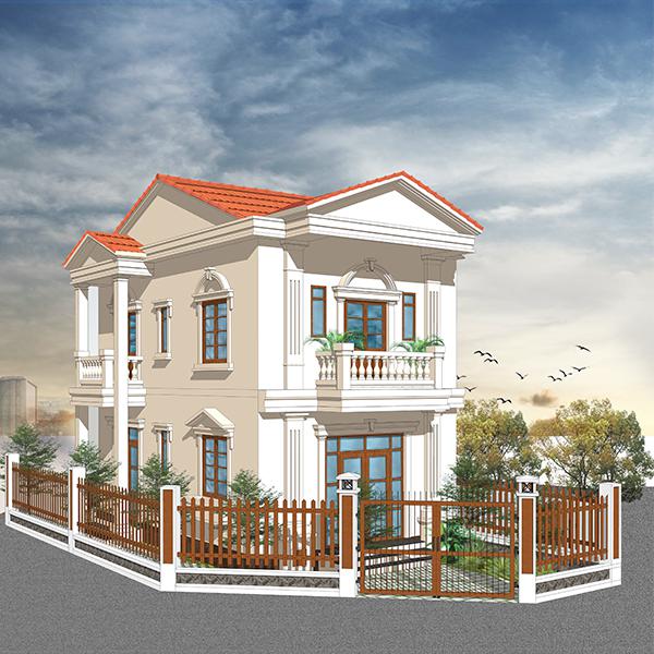 Mẫu nhà thứ I chuẩn bị được xây dựng trong KDC Vĩnh Phú I - GĐ2