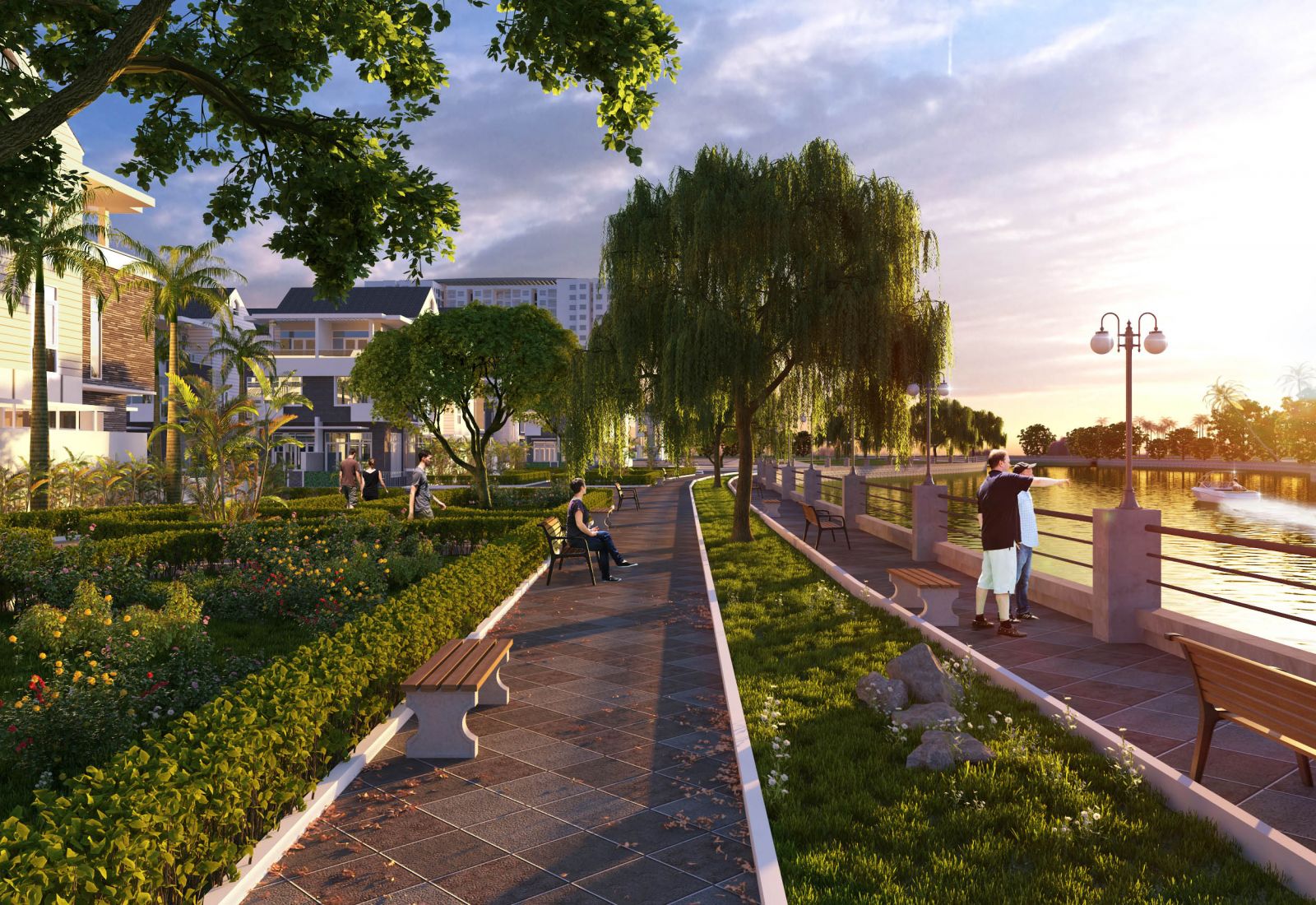 Toàn bộ sông rạch được giữ nguyên trạng